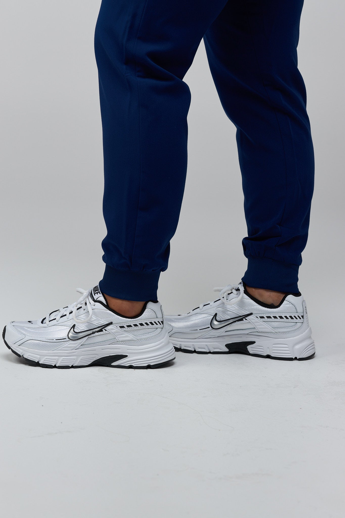 LuxeFlex™ Cuffed Scrub Pants – Women's Nursing Scrubs | Navy Blue