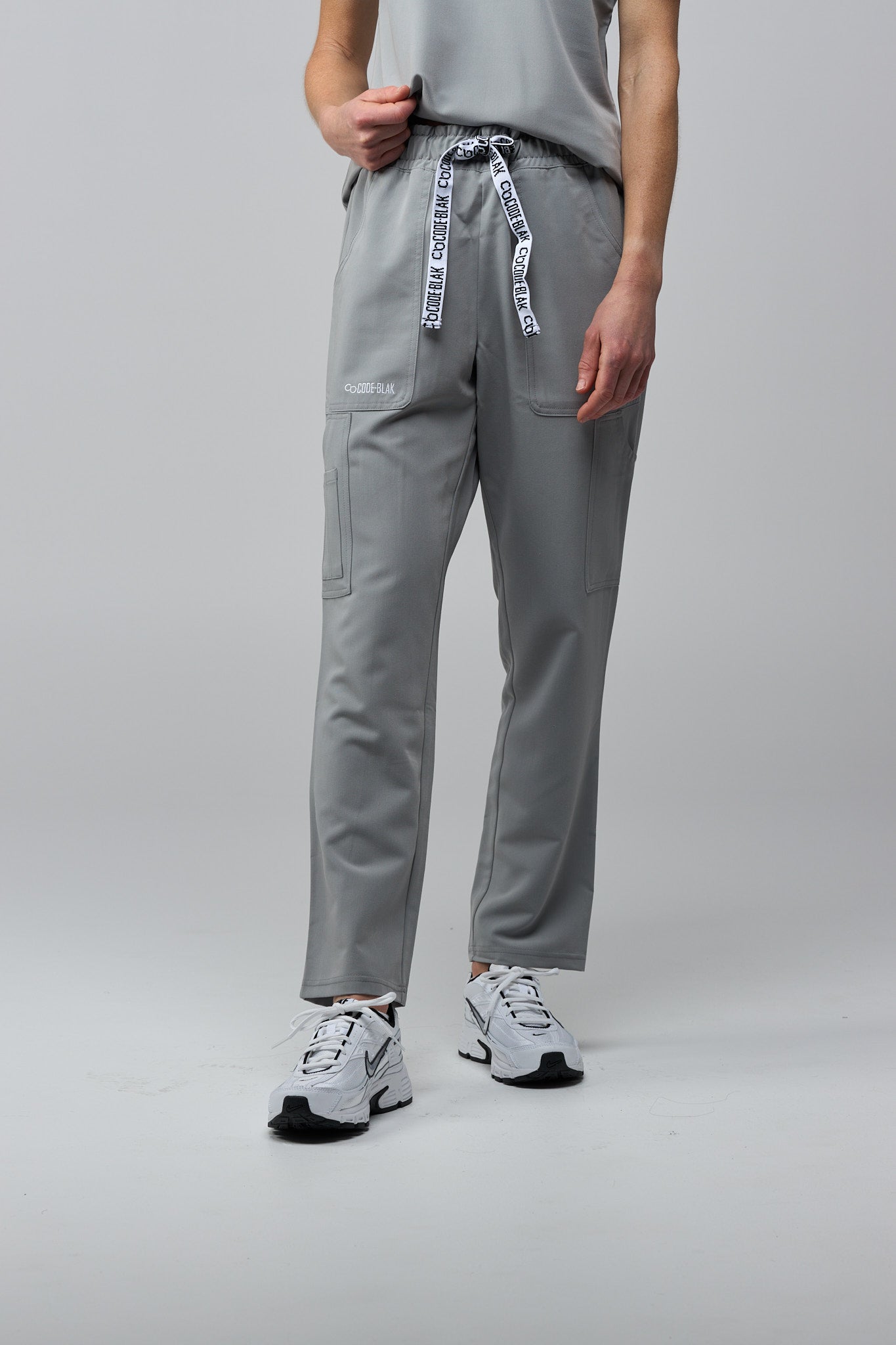 LuxeFlex™ Straight Leg Scrub Pants – Women's Nursing Scrubs | Grey